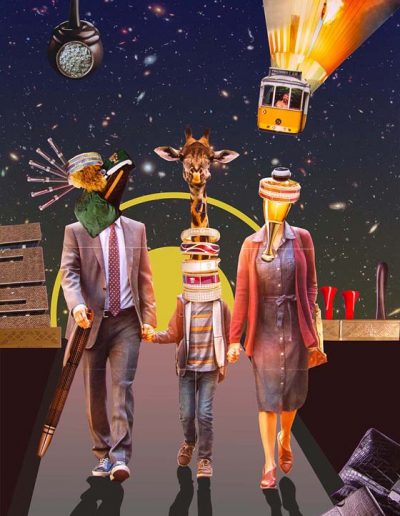 Perfect Farm - Digital Collage von Dima Dobrovolskij / 2021