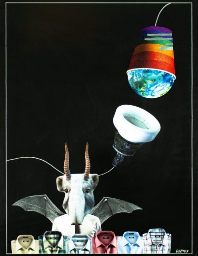 We are on the way - Handcut Collage von Dima Dobrovolskij