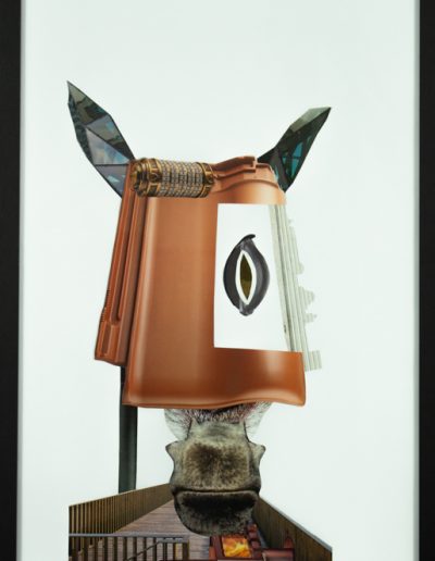 Donkeybridge - Analog Collage von Dima Dobrovolskij / 2021