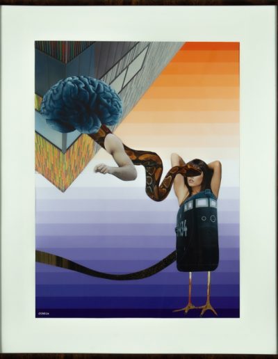 Sapiosexual - eine Handcut Collage von Dima Dobrovolskij