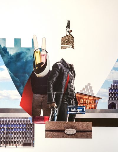 Collage - 4 Advent - Serie: Weihnachtsmythologie und Kommerz - von Dima Dobrovolskij