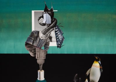 antiwarm = cold - Collage aus Serie "Perspektiven runden Winkel" von Dima Dobrovolskij