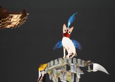 elegant resting - Collage aus Serie "Perspektiven runden Winkel" von Dima Dobrovolskij