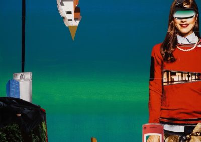 flow connection - Collage aus Serie "Perspektiven runden Winkel" von Dima Dobrovolskij