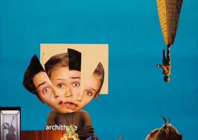 gap child - Collage aus Serie "Perspektiven runden Winkel" von Dima Dobrovolskij