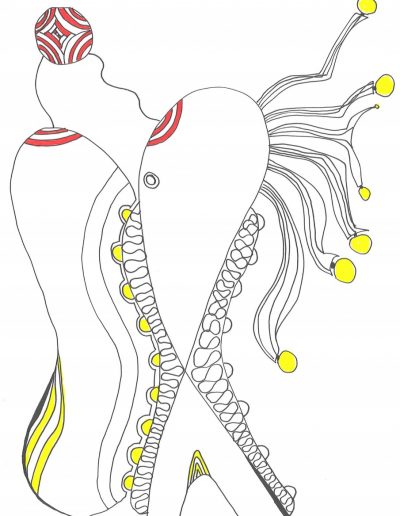 10 - Zeichnung - Kommunikation vom Dima Dobrovolskij - A4 - 2020