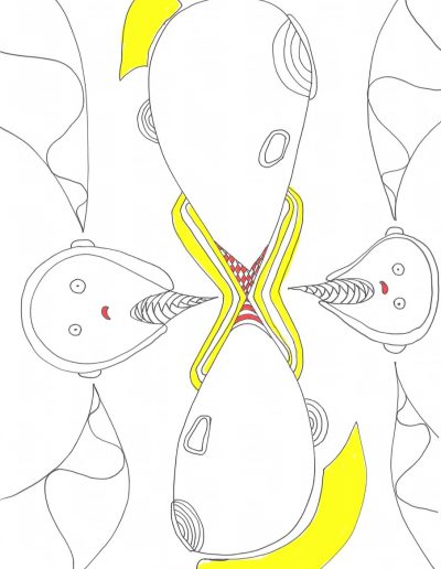 11 - Zeichnung - Kommunikation vom Dima Dobrovolskij - A4 - 2020