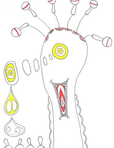 18 - Zeichnung - Kommunikation vom Dima Dobrovolskij - A4 - 2020