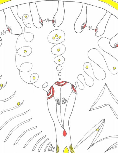 19 - Zeichnung - Kommunikation vom Dima Dobrovolskij - A4 - 2020