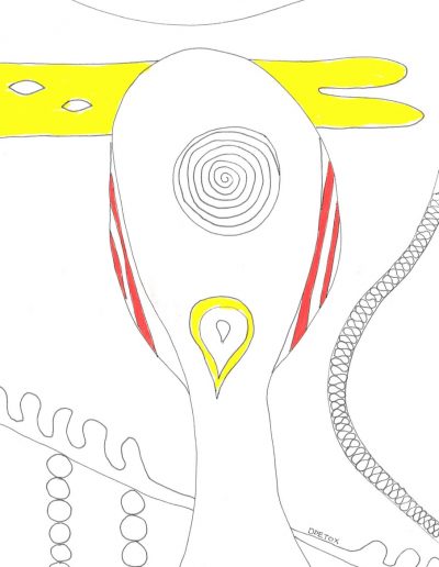 20 - Zeichnung - Kommunikation vom Dima Dobrovolskij - A4 - 2020