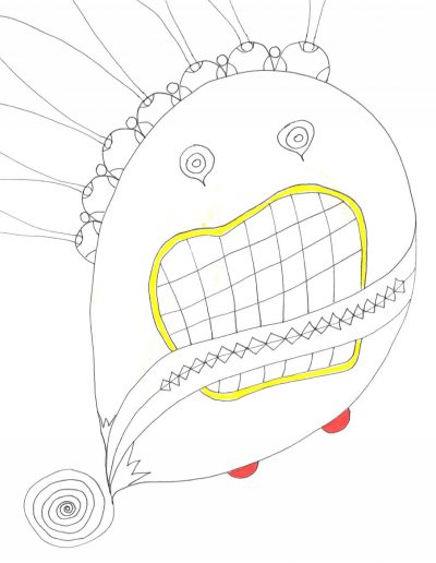22 - Zeichnung - Kommunikation vom Dima Dobrovolskij - A4 - 2020