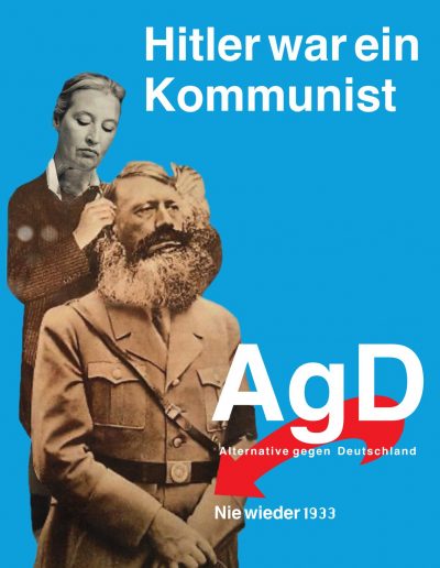 Collage - Alice Weidel, Hitler war ein Kommunist