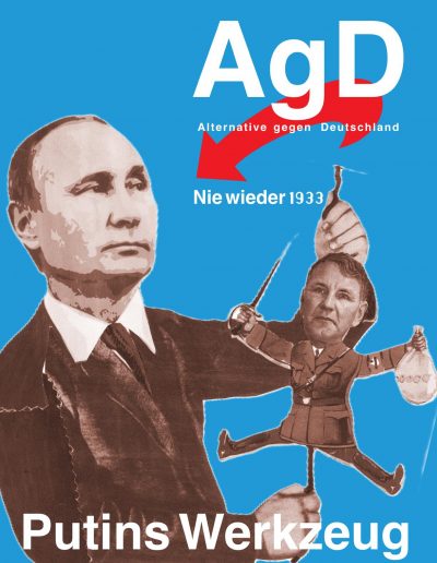 Collage Putin und Björn Höcke