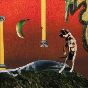 Originalcollage „Colonic Seat“ in Vorderansicht von Dima Dobrovolskij