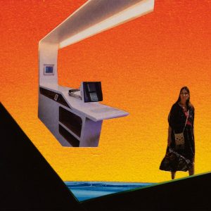 Originalcollage „Kit“ in Vorderansicht von Dima Dobrovolskij