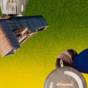 Originalcollage „Light Path“ in Vorderansicht von Dima Dobrovolskij