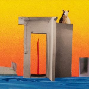 Originalcollage „Unusual View“ in Vorderansicht von Dima Dobrovolskij